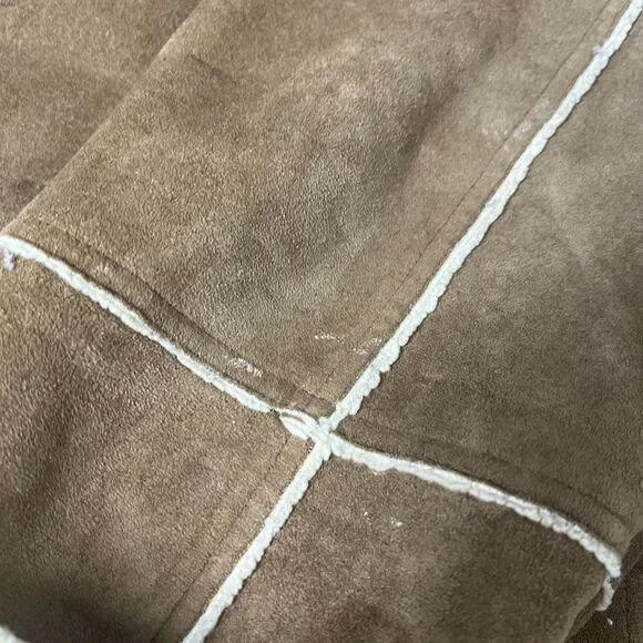 Men's Aeropostale Tan Zipper Front Lined Coat Size L - Picture 6 of 16